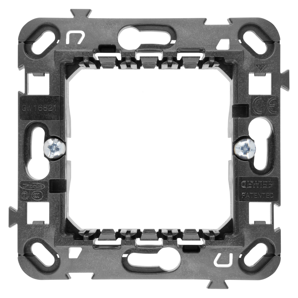 Gewiss ChoruSmart Tragrahmen 2 Module mit Krallen