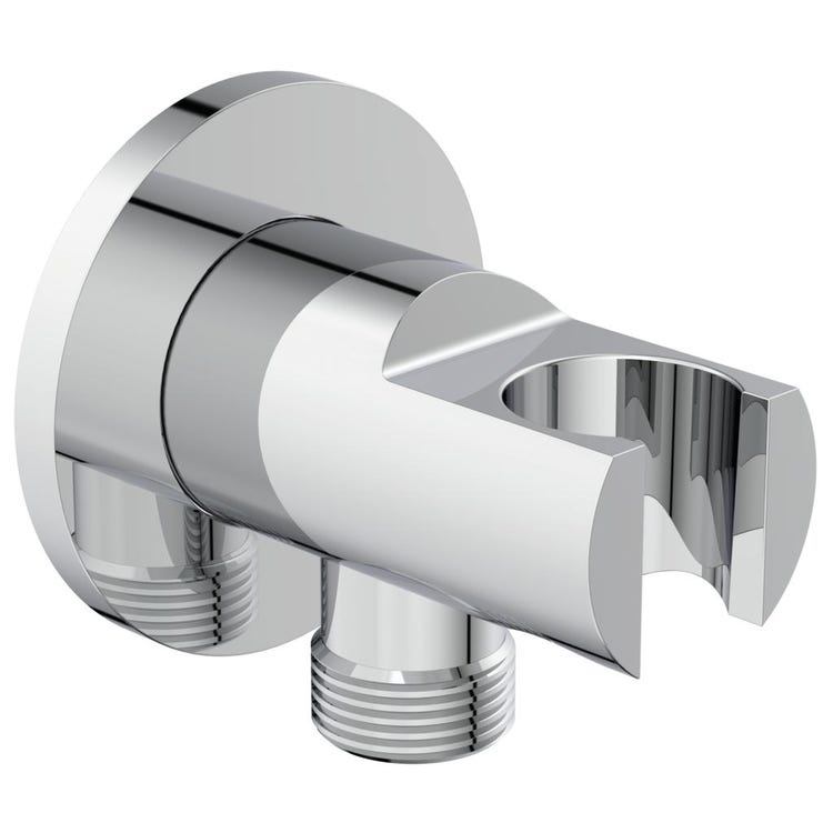 Ideal Standard Wandhalterung für Handbrause mit G 1/2 Anschluss, Chromoberfläche BC807AA