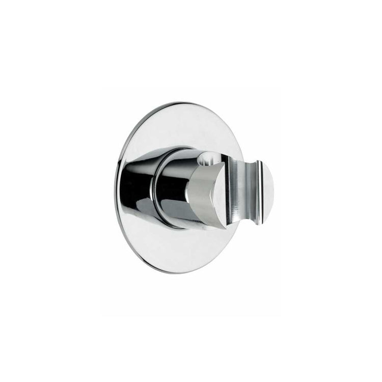 Bossini Fester Duschhalter aus Messing mit Rosette, Chromoberfläche CA2000000030003