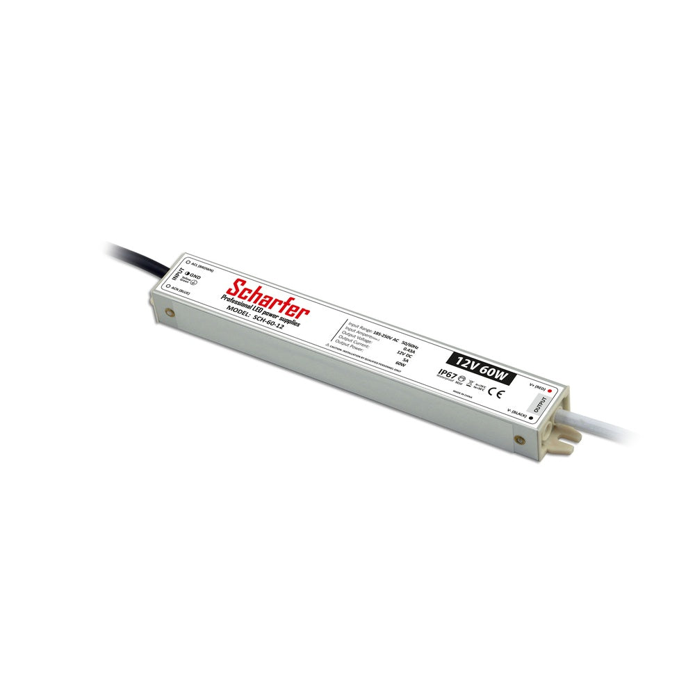 Scharfer LED-Netzteil für LED-Band 12 V, 60 W, IP67
