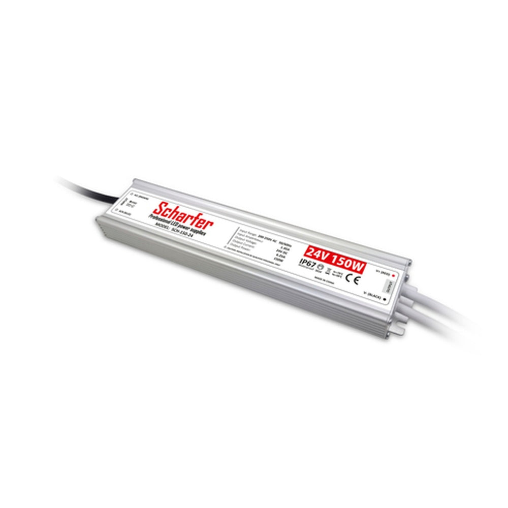 Scharfer LED-Netzteil 150 W, 24 V, IP67