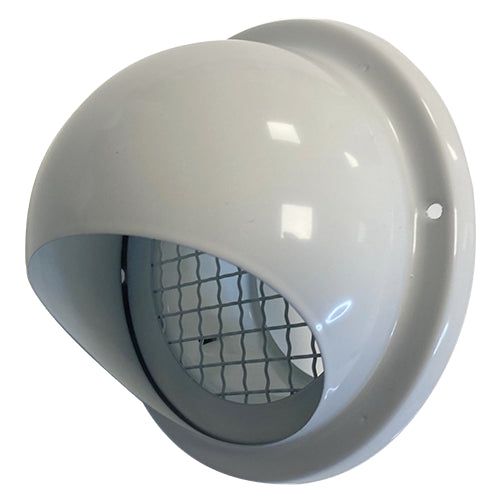 Paneir SV 180 WH – Design-Lüftungsgitter, Edelstahl weiß, Rohr 180 mm