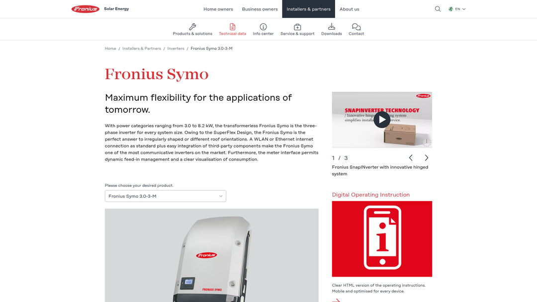 Fronius Symo 20.0-3-M Wechselrichter