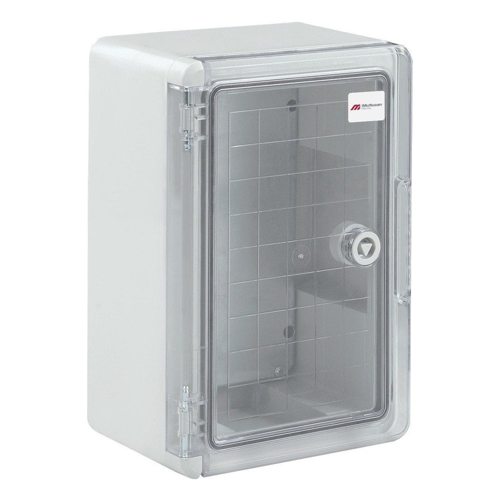 Mutlusan Verteilergehäuse ABS transparent 45 TE, IP65