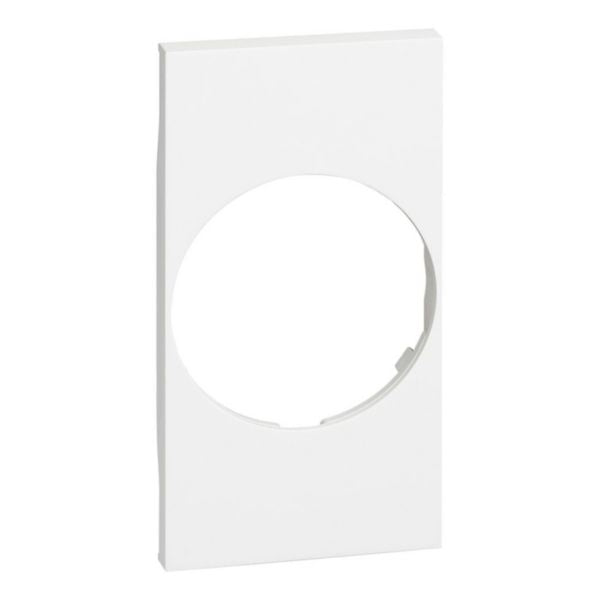 Legrand Living Now Abdeckung für Schuko-Steckdose, 2 Module, weiß
