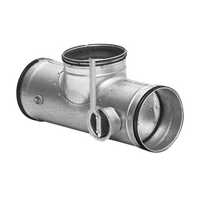 Lindab TATU 100 100 – Klappe, Ø 100 mm, dicht (Safe)