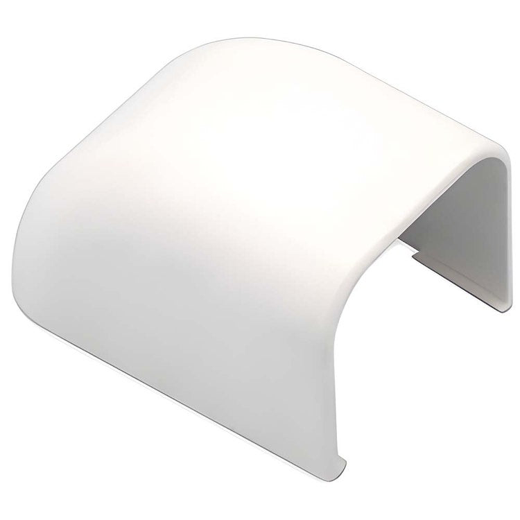 Tecnogas Endkappe für Kabelkanal, 9x6,5 cm, Weiß SONIA-EVA 12792