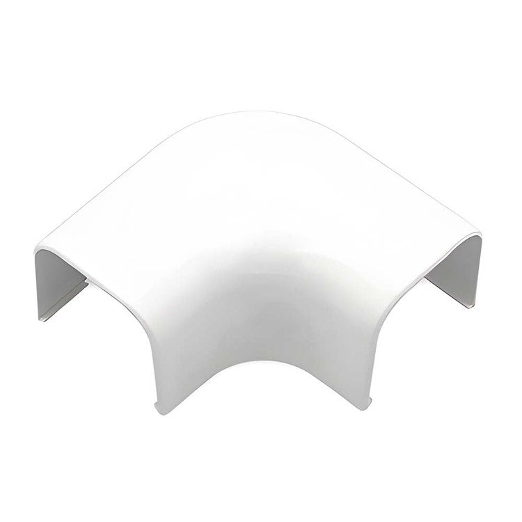 Tecnogas Flache Kurve für Kabelkanal 9x6,5 cm, Weiß SONIA-EVA 12797