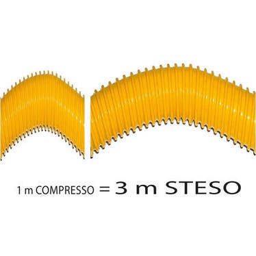 Tecnogas Schlauch aus PVC, spiralförmig, plastifiziert, mit glattem Innenbereich Ø 30 Länge 25 m 52003