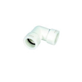 Tecnogas 90° Winkelbogen, Ø 25 mm, für Kondensatableitung, Weiß 62010
