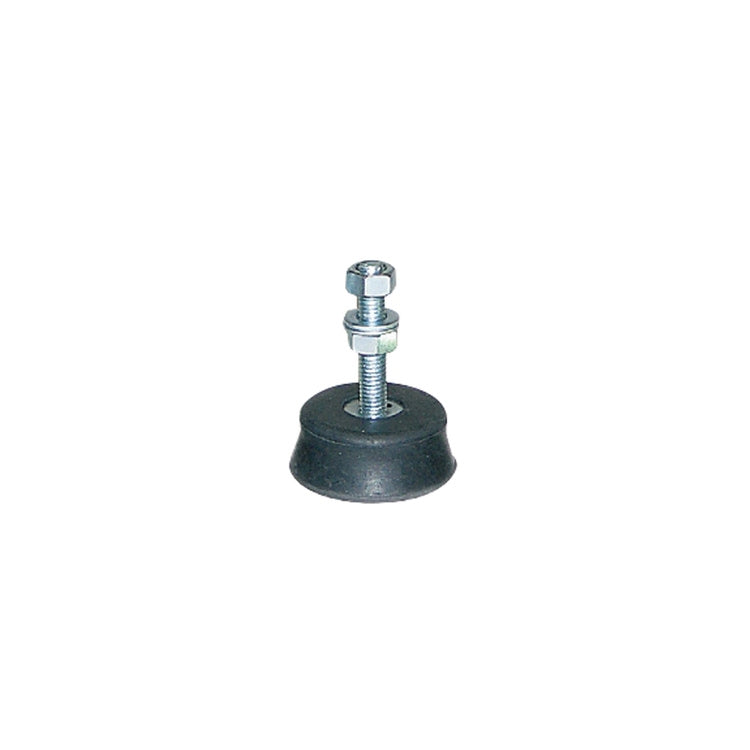 Tecnosystemi Antivibrationsböden aus Gummi für Außengeräte L. 5,6 H. 9 cm, maximale Belastung 150 kg/Stück (4 Stück) T2 11100075