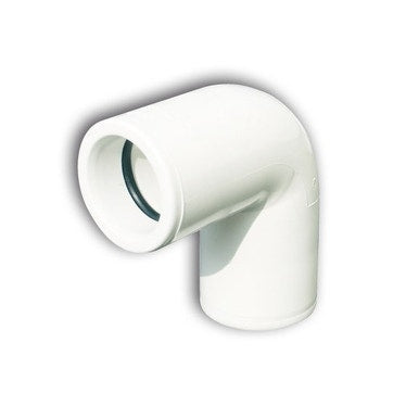 Tecnosystemi Kurve mit 90°-Winkel, Weiß TCR-21 11126311