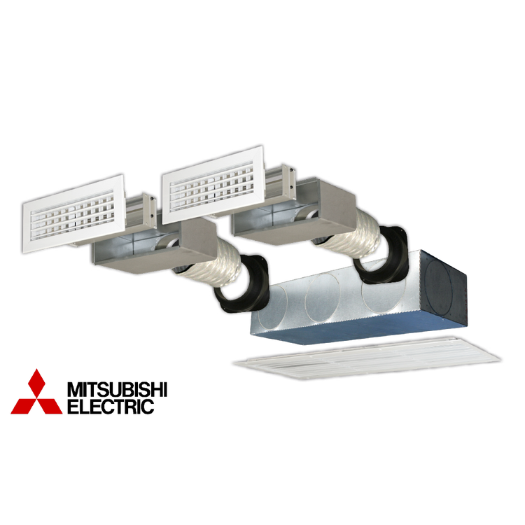 Tecnosystemi KIT Schnell 2 Zonen für Kanal-Klimageräte (Mitsubishi sez-kd 35/50 val, sez-m 35/50 dal, pefy-p 40/50 vms1-e) KIT SVELTO 11166122