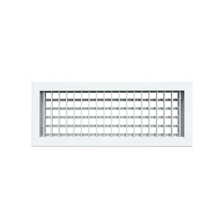 Tecnosystemi Ausblasgitter für Öffnung 1067x160 mm, Aluminium weiß lackiert, für Kanalgeräte mit niedriger Pressung PWC100066