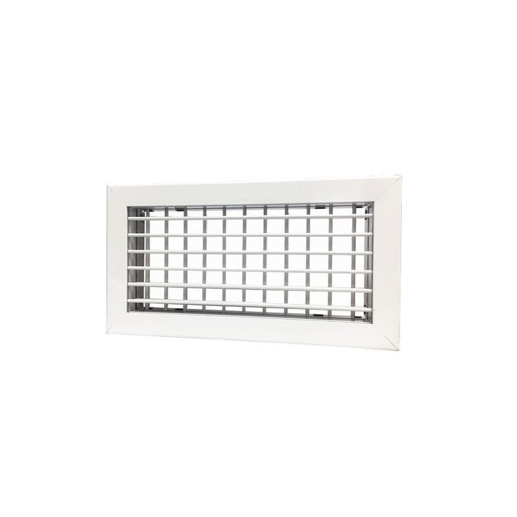 Tecnosystemi Ausblasgitter L. 33,2 H. 18,2 cm, aus lackiertem Aluminium, Weiß WB11161512