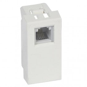 Legrand Vela RJ11 Telefonbuchse weiß 687025 Vela RJ11 687025 Zubehör