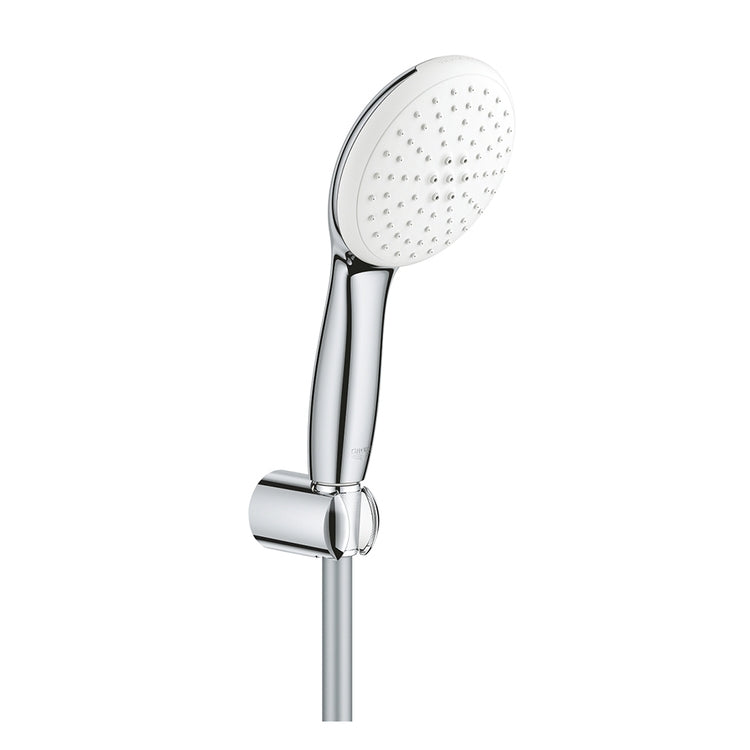 Grohe Duschkopf-Set mit 2 Strahlarten, mit Tempesta 27597003 Duschkopf, Wandhalterung und 175 cm Schlauch, Chrom-Finish TEMPESTA 110 2780330E