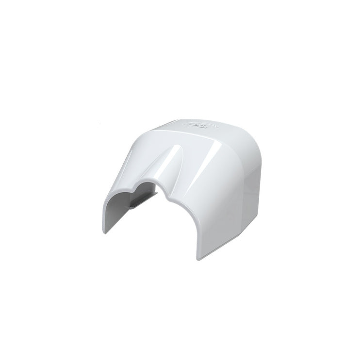 Tecnosystemi Terminal Ausgang Rohr L. 7,8 H. 5,8 T. 9 cm, Weiß OPTIMA TS 75-OPT 11106036