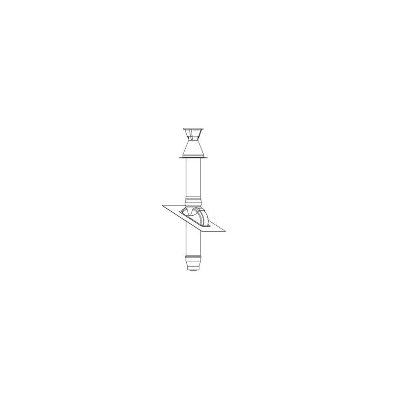 Solarics Baxi 140040189 – Dachklemmensatz 80/125