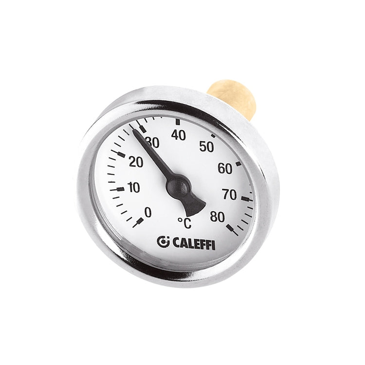 Caleffi Thermometer mit Wellrohr, Anschluss 1/4" 688002