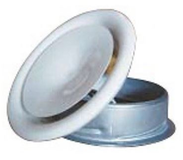 Systemair TFFC 160 – Zuluft-Tellerventil aus Metall, Ø 160 mm