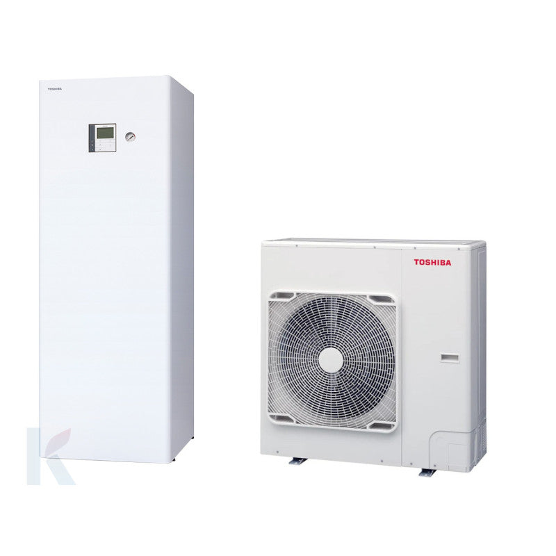 Solarics Toshiba Estia All-in-One R32 (1 Zone) – Dreiphasig Split Wärmepumpe