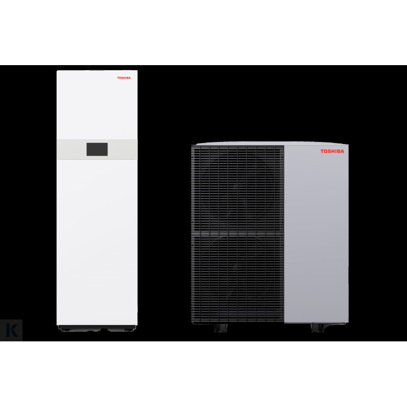 Solarics Toshiba Estia Bi-Bloc R290, All-in-One – Dreiphasig Split Wärmepumpe
