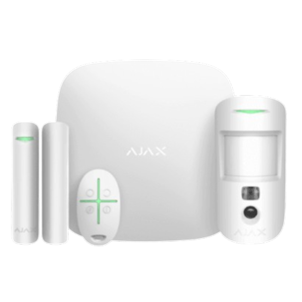 Ajax Systems Hub 2 Plus Alarmzentrale Starterkit Cam Plus weiß