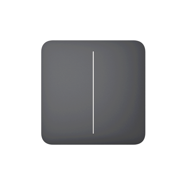 Ajax Systems Ajax SoloButton 2-fach Lichtschalter Graphit SoloButton (2-gang)