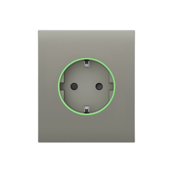 Ajax Systems CenterCover Smart Steckdosenabdeckung Typ F 55 Oliv CenterCover (smart) [type F] [55]