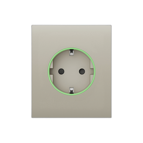 Ajax Systems Ajax CenterCover smart Typ F 55 mm Ivorie Abdeckung für Smart-Outlet