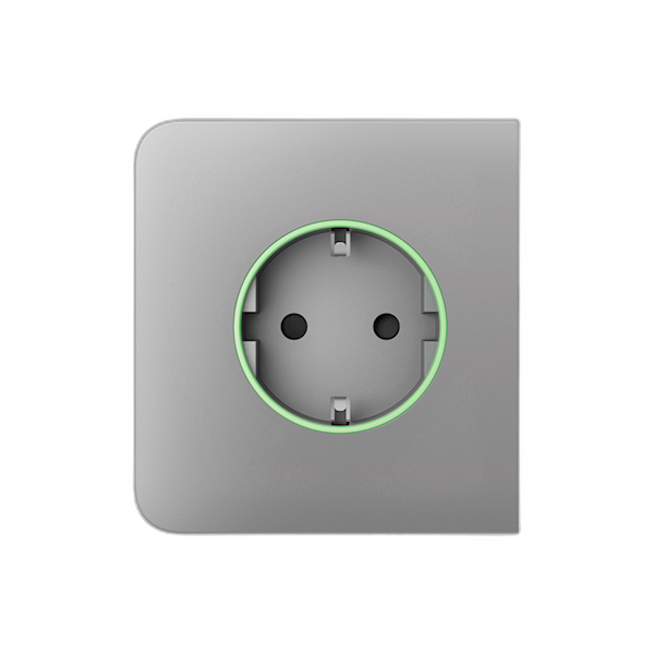 Ajax Systems SideCover Smart Steckdosenabdeckung Typ F lichtgrau