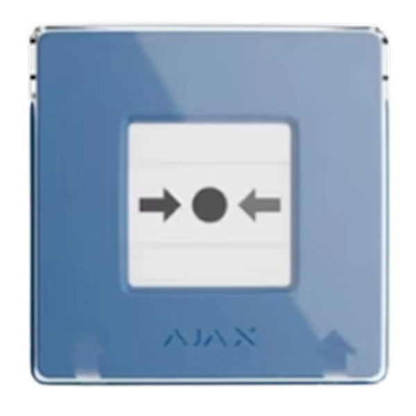 Ajax Systems Manual Call Point Handfeuermelder Blau