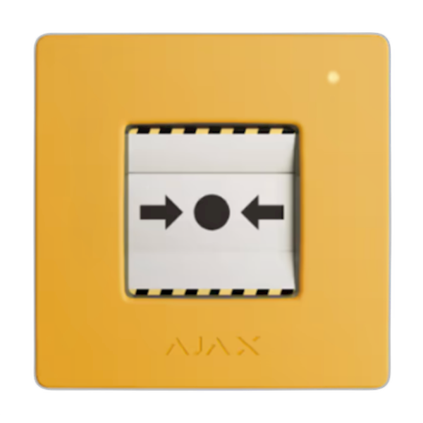 Ajax Systems Manual Call Point Handfeuermelder Gelb