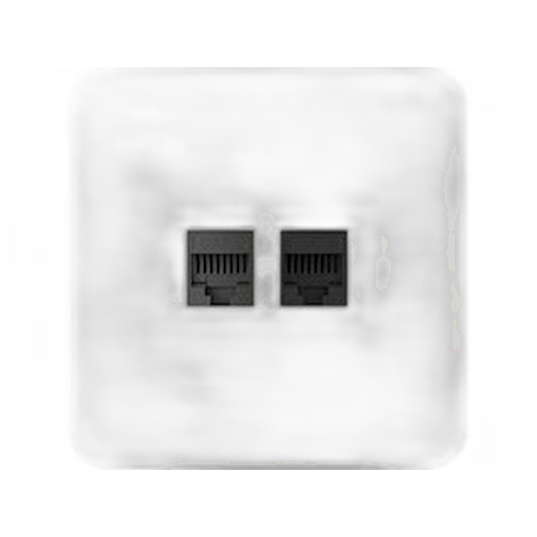Ajax Systems Ajax SoloCover (LAN) Abdeckung für Steckdoseneinsatz 82 x 82 x 9,25 mm – Art.-Nr. 126193