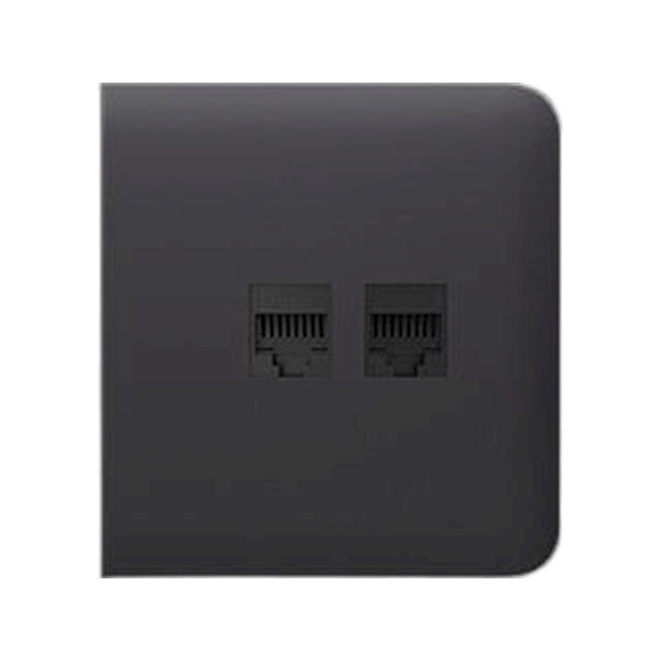 Ajax Systems Ajax SideCover (LAN) Graphite Abdeckung für Steckdoseneinsatz