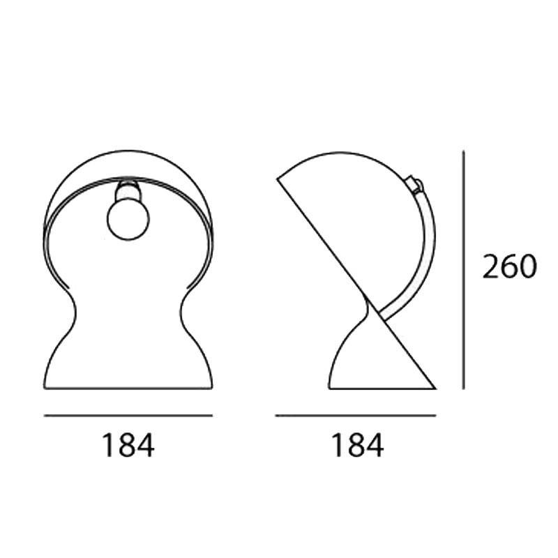 Artemide Dalu Tischlampe 6 W – Art.-Nr. ARM S1466000A07
