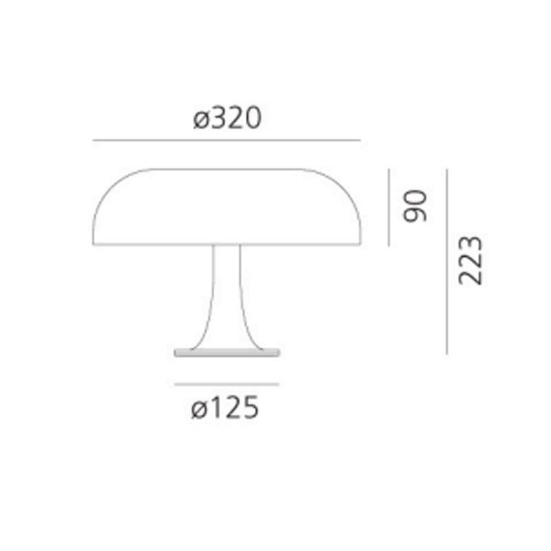 Artemide Nessino Tischlampe 6 W – Art.-Nr. ARM S0039060A07