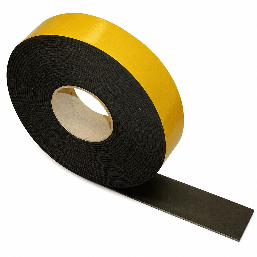 K-Flex Dichtband selbstklebend schwarz, 3 × 50 mm, 15-m-Rolle