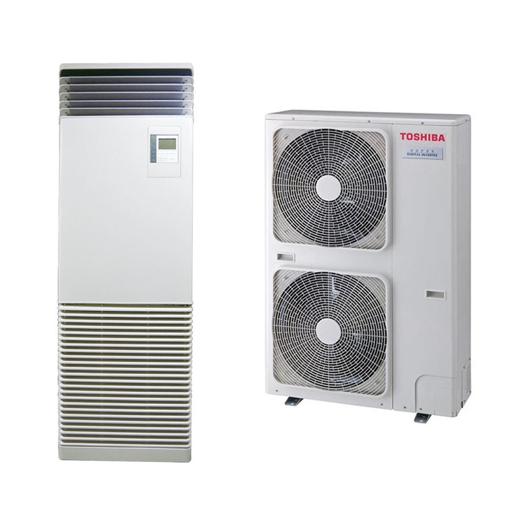 Toshiba Monosplit-Klimagerät Standgerät, Inverter – Außengerät Super Digital Inverter 14 kW dreiphasig, Innengerät 48000 BTU RAV-GP1601AT8-E+RAV-HM1601FT-E