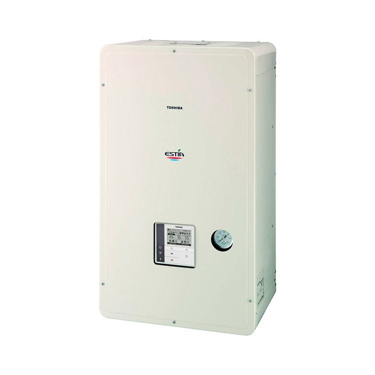 Toshiba Estia 5 Hohe Leistung Wandhydronische Einheit 11,2 kW mit zusätzlichem elektrischem Heizelement von 3 kW ESTIA POTENZA HWS-P1105XWHM3-E