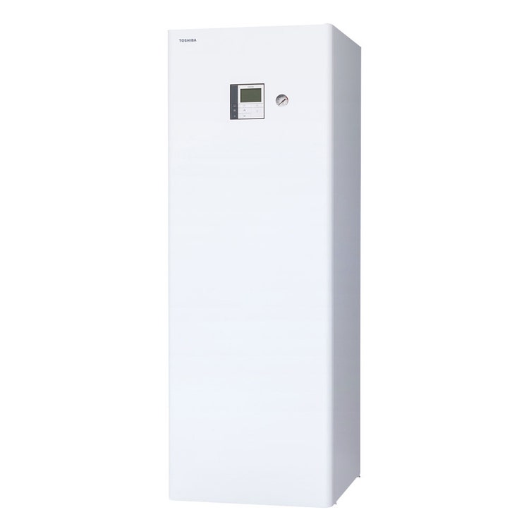 Toshiba Hydronische All-in-One-Einheit 210 Liter, 2 Zonen, mit 6 kW einphasigem Hilfsheizelement, Lastprofil L ESTIA HWT-602S21MM6W-E
