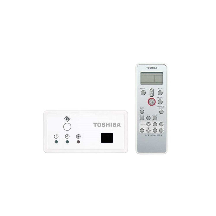 Toshiba Infrarot-Fernbedienungsset + Empfänger für Decken- und Wandgerät RBC-AXU31C-E