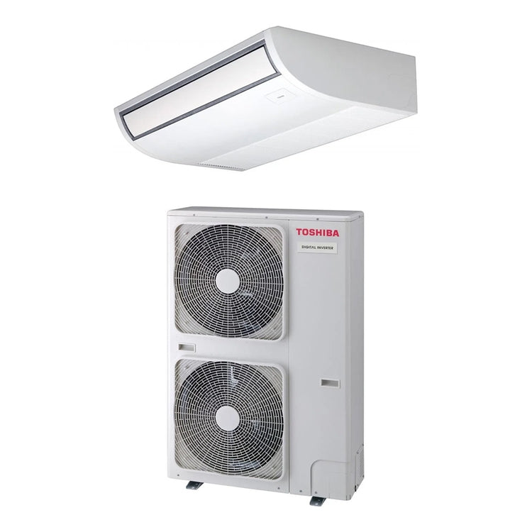 Toshiba Monosplit-Klimagerät Decke, Inverter – Außengerät Digital Inverter 14 kW, Innengerät 48000 BTU RAV-GM1601ATP-E+RAV-HM1601CTP-E