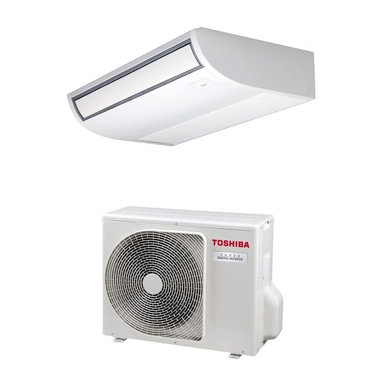 Toshiba Monosplit-Klimagerät Decke, Inverter – Außengerät Super Digital Inverter 5 kW, Innengerät 18000 BTU RAV-GP561ATW-E+RAV-HM561CTP-E
