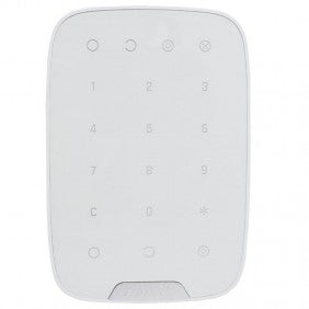 Ajax System KeyPad Jeweller Kabelloses Keyboard Weiß