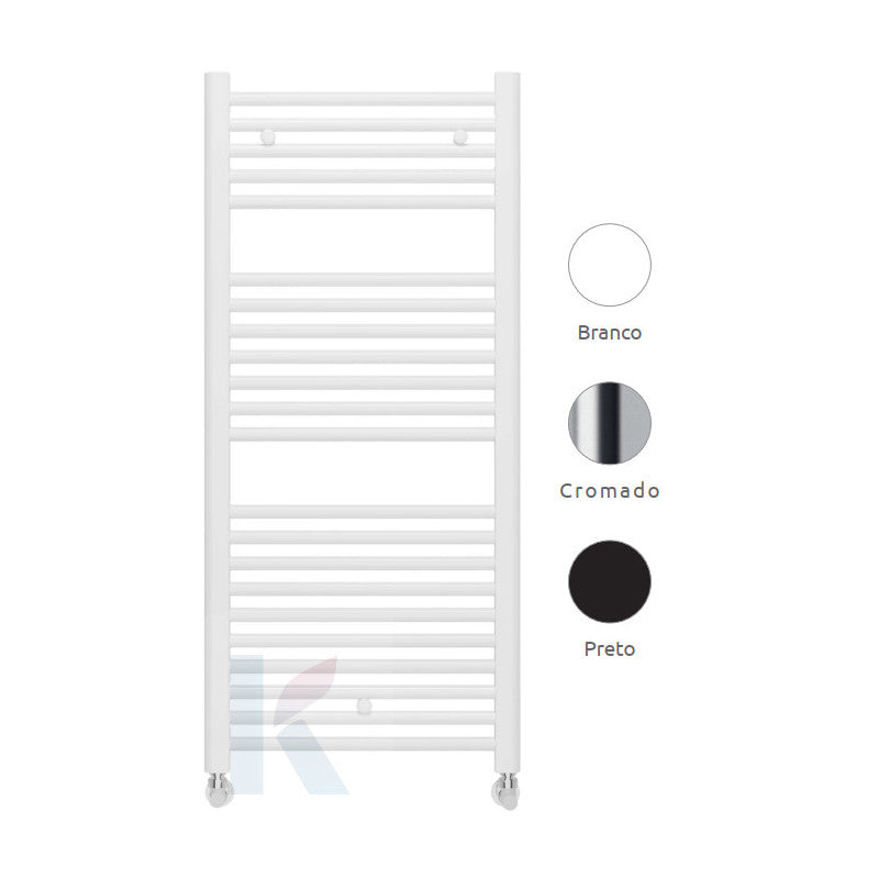 Solarics Thermway Towel rack Water radiator Black 800x550 – Heizkörper