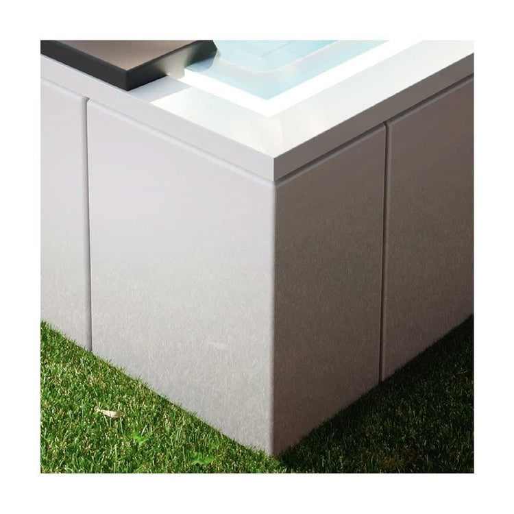Treesse GFK-Verkleidung für freistehende Installation, Minipool Ghost Zen, Weiß B22GZ