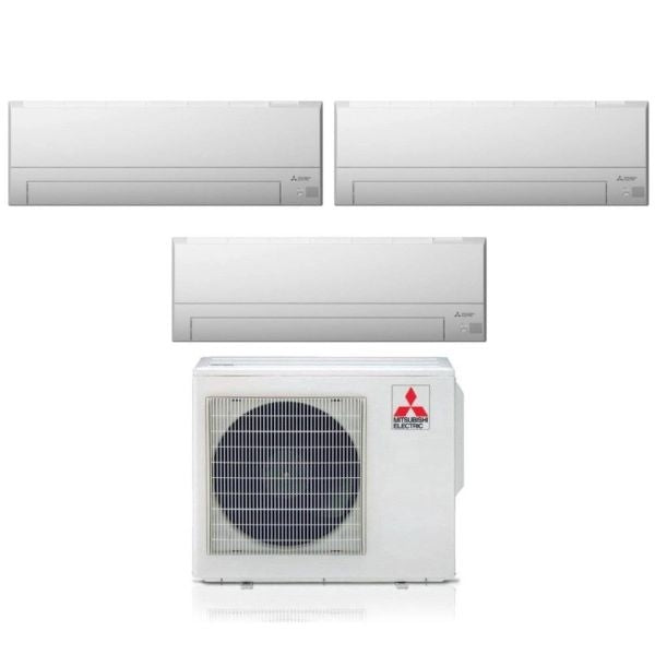 Mitsubishi Electric Klimaanlage Serie BT Trialsplit 9000+9000+9000+MXZ-3F54VF Inverter R-32 WLAN MXZ-3F54VF2/3