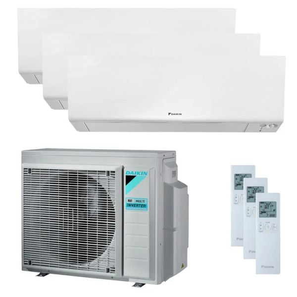 Daikin Klimaanlage Perfera FTXM/R Trialsplit 12000+12000+12000 R-32 WLAN 3MXM68